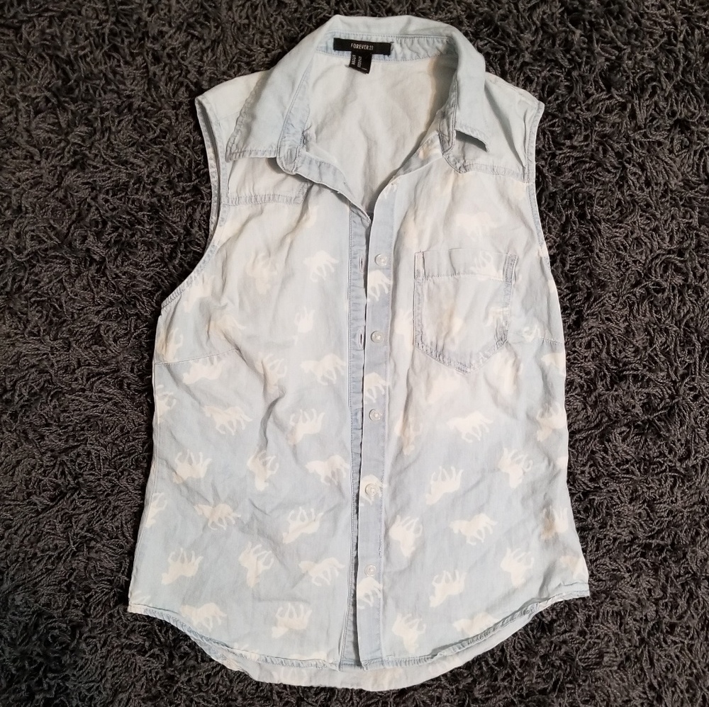 Forever 21 horse shirt